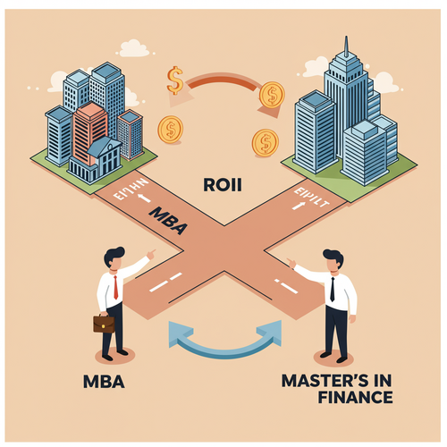 Compare MBA vs. Master's in Finance ROI to find the best degree for your career goals. Understand costs, careers, and earning potential.