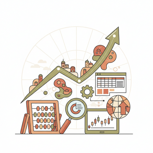 Econometric modeling in global markets, showing financial data analysis tools in an academic research setting